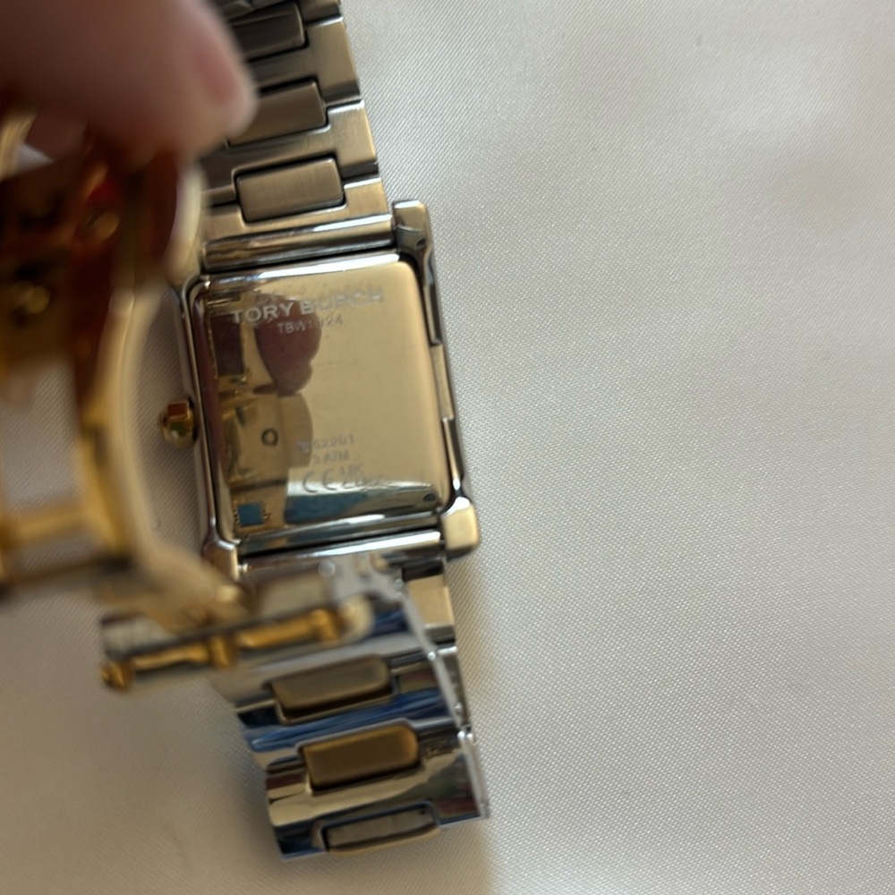 Tory Burch The Eleanor Two-Tone Stainless Steel Bracelet Watch 24mm - Picture 6 of 15